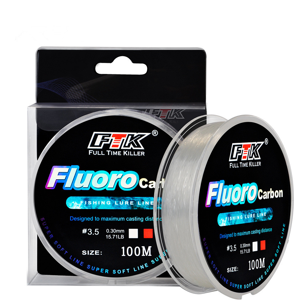 Fluorocarbon Line - Línea de pesca con cebo de