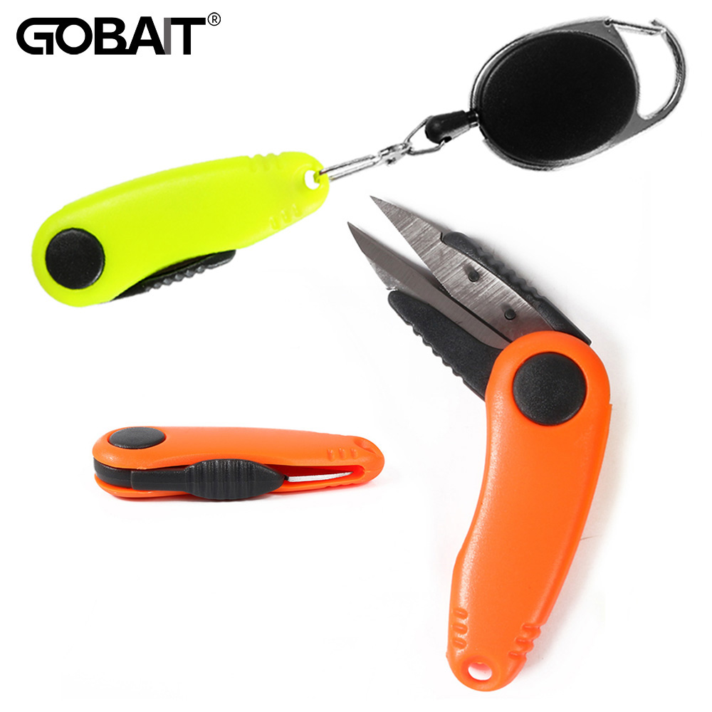 Fishing Line Cutter - Tijeras plegables en forma de camarón,