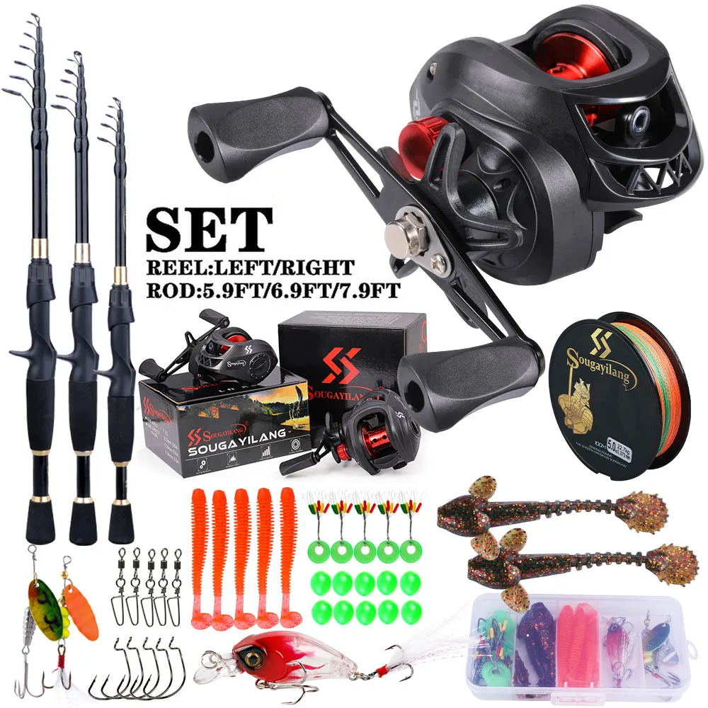 Freshwater Line - Kit completo de caña de pescar