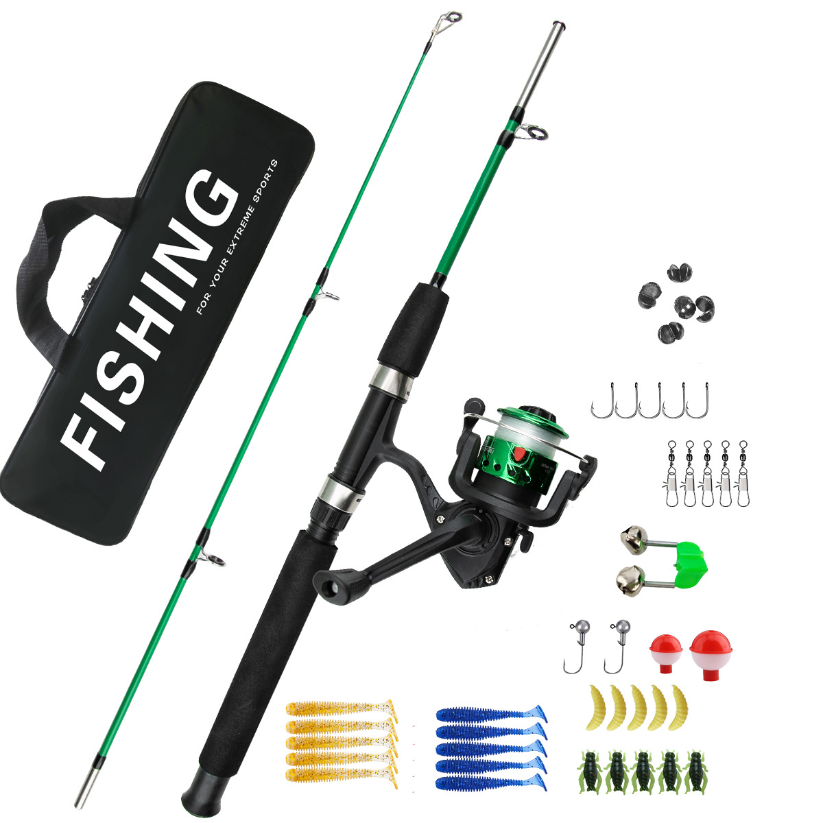 Combo de Caña de Pescar en Hie - Ice Fishing Line reseña y precio