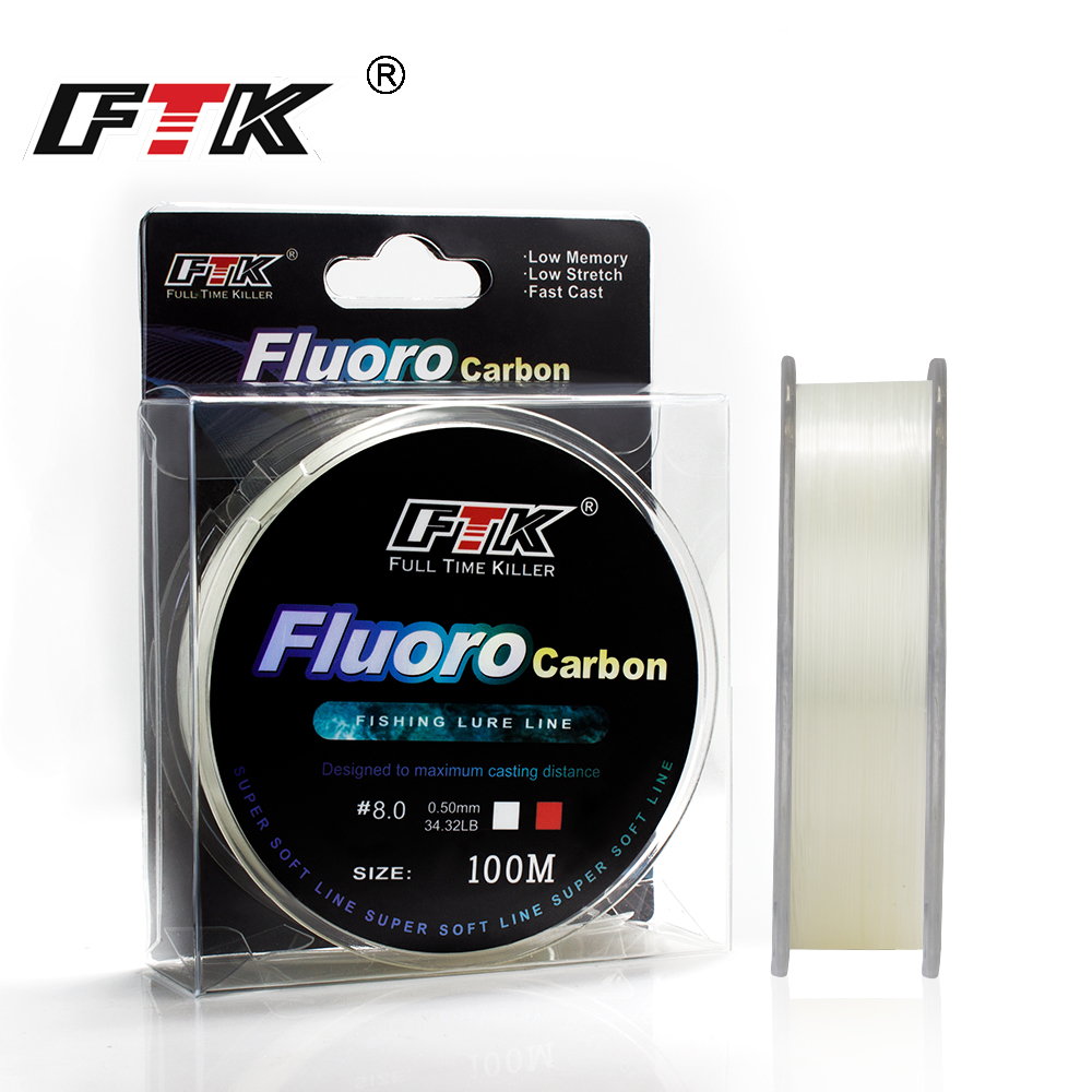 FTK - Línea de Pesca de Fluoro - Fluorocarbon Line reseña y precio