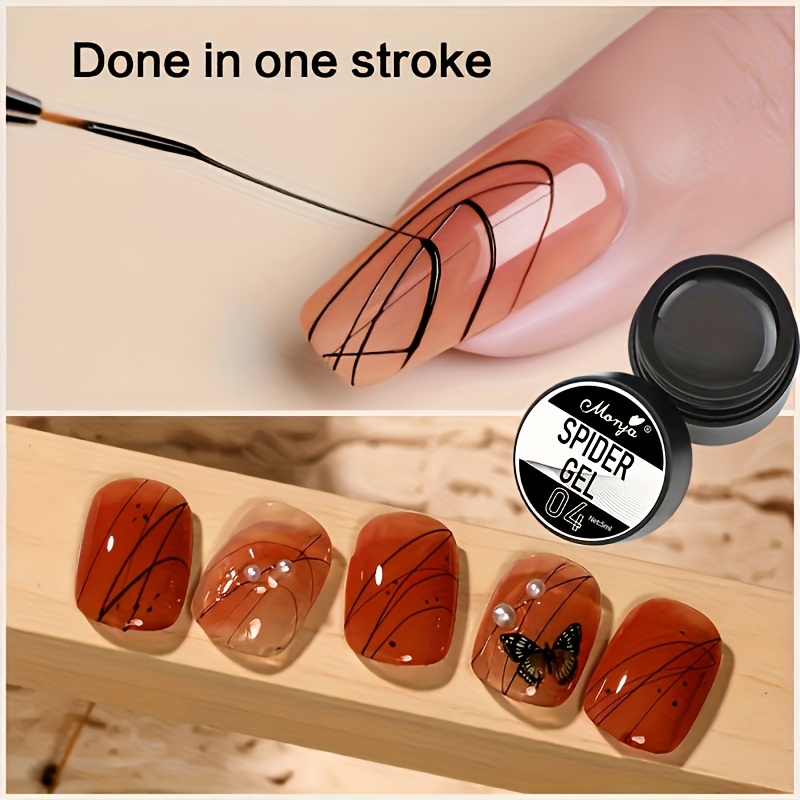 Gel de Dibujo para Uñas, Gel E - Copolymer Line reseña y precio