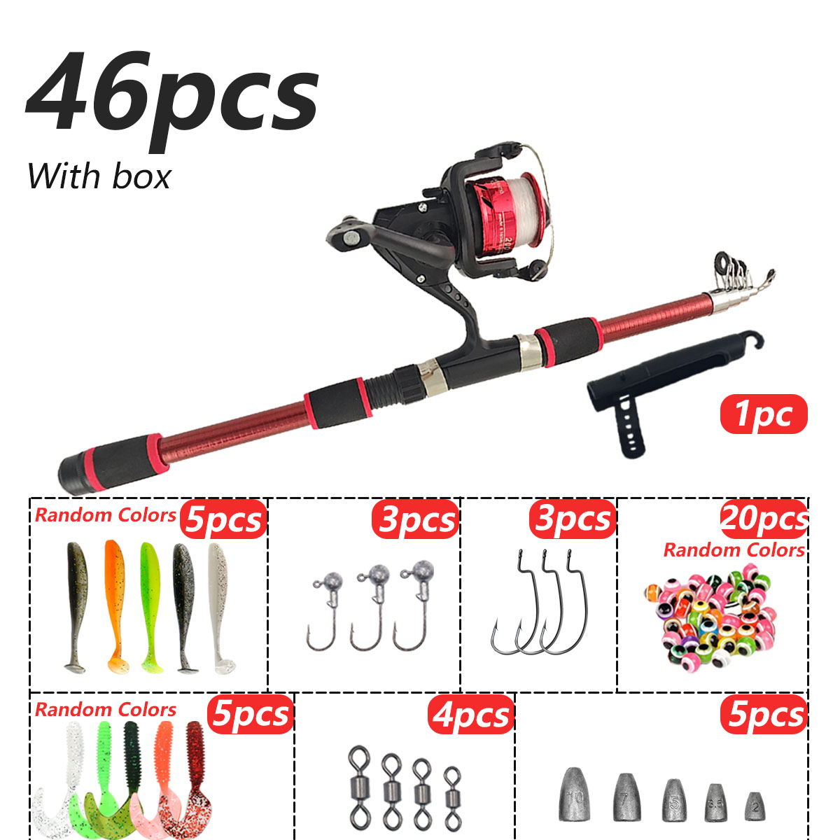 Combo de Caña de Pescar Telesc - Freshwater Line reseña y precio