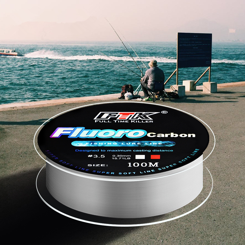 Línea de pesca con cebo de flu - Fluorocarbon Line reseña y precio