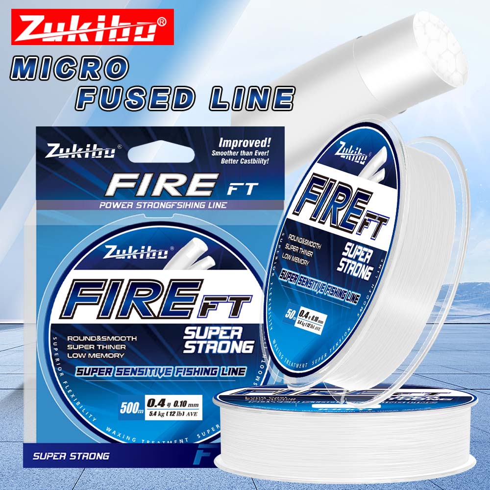 ZUKIBO FIRE FT Línea trenzada  - Copolymer Line reseña y precio