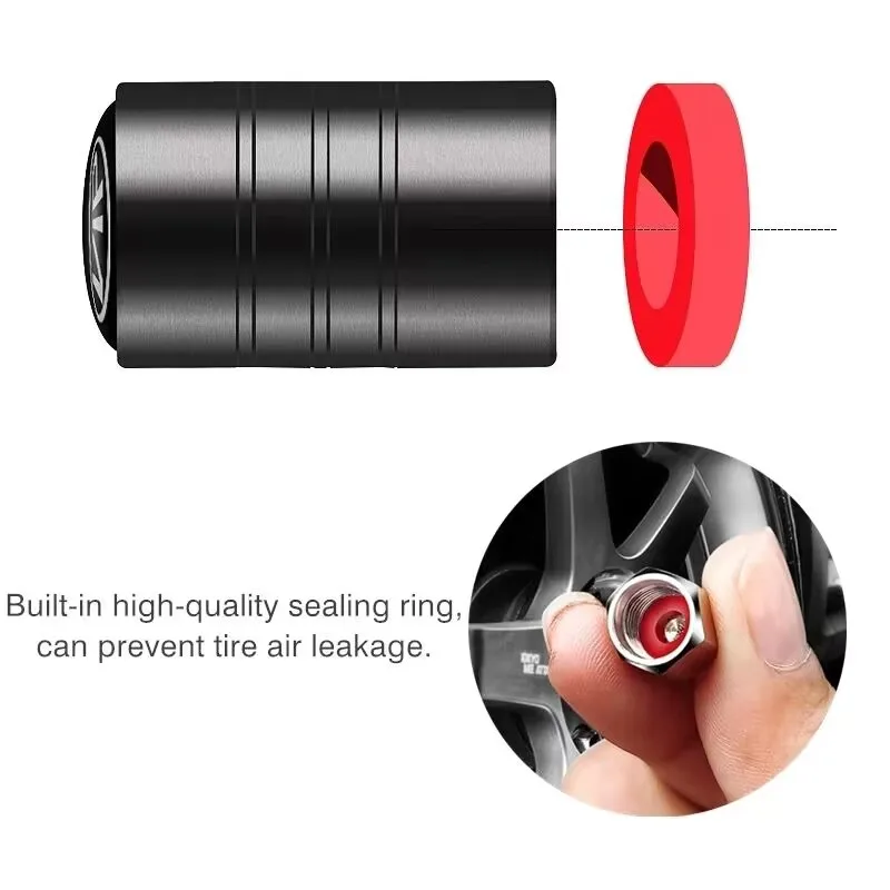 4 Uds estilo de coche 3D alumi - Tippet Line reseña y precio